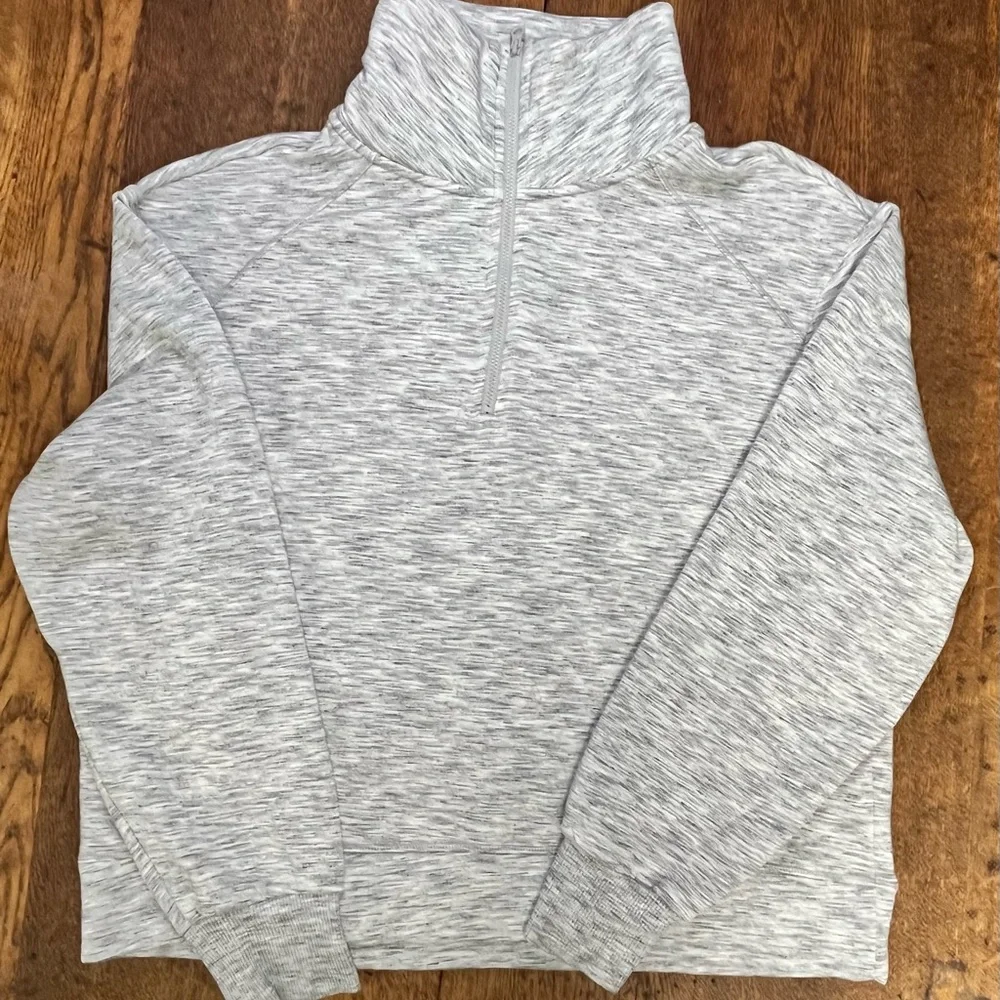 Zella super soft 1/4 zip fleece pullover excellent condition M - Picture 3 of 9